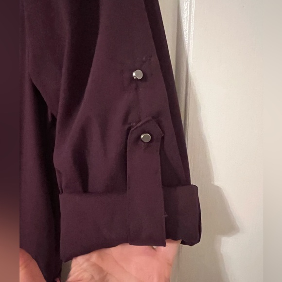 Express Purple Shirt Dress w/ Pockets - Picture 8 of 11